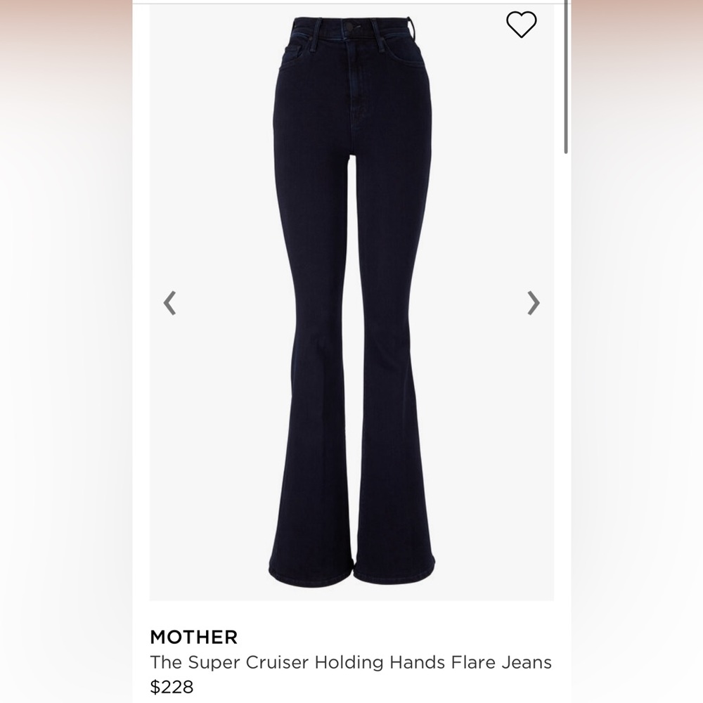 Size 31 MOTHER The Super Cruiser Holding Hands Flare Jeans NEW W/ TAGS